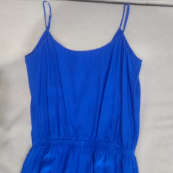 PARKER Royal Silk Spaghetti Cami Strap Wrap & Snap Jogger Leg Jumpsuit "Liv" L - Picture 10 of 16
